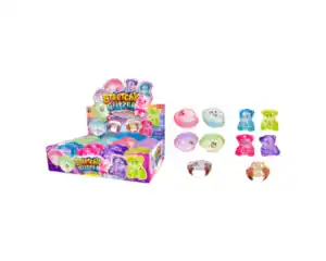 Figur Stretchy Glitzer Muscheln/Bär