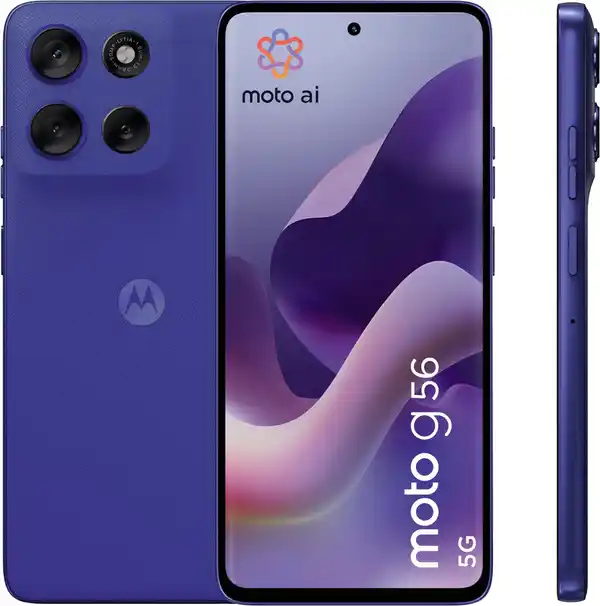 Bild 1 von moto g56 Smartphone PANTONE dazzling blue / B