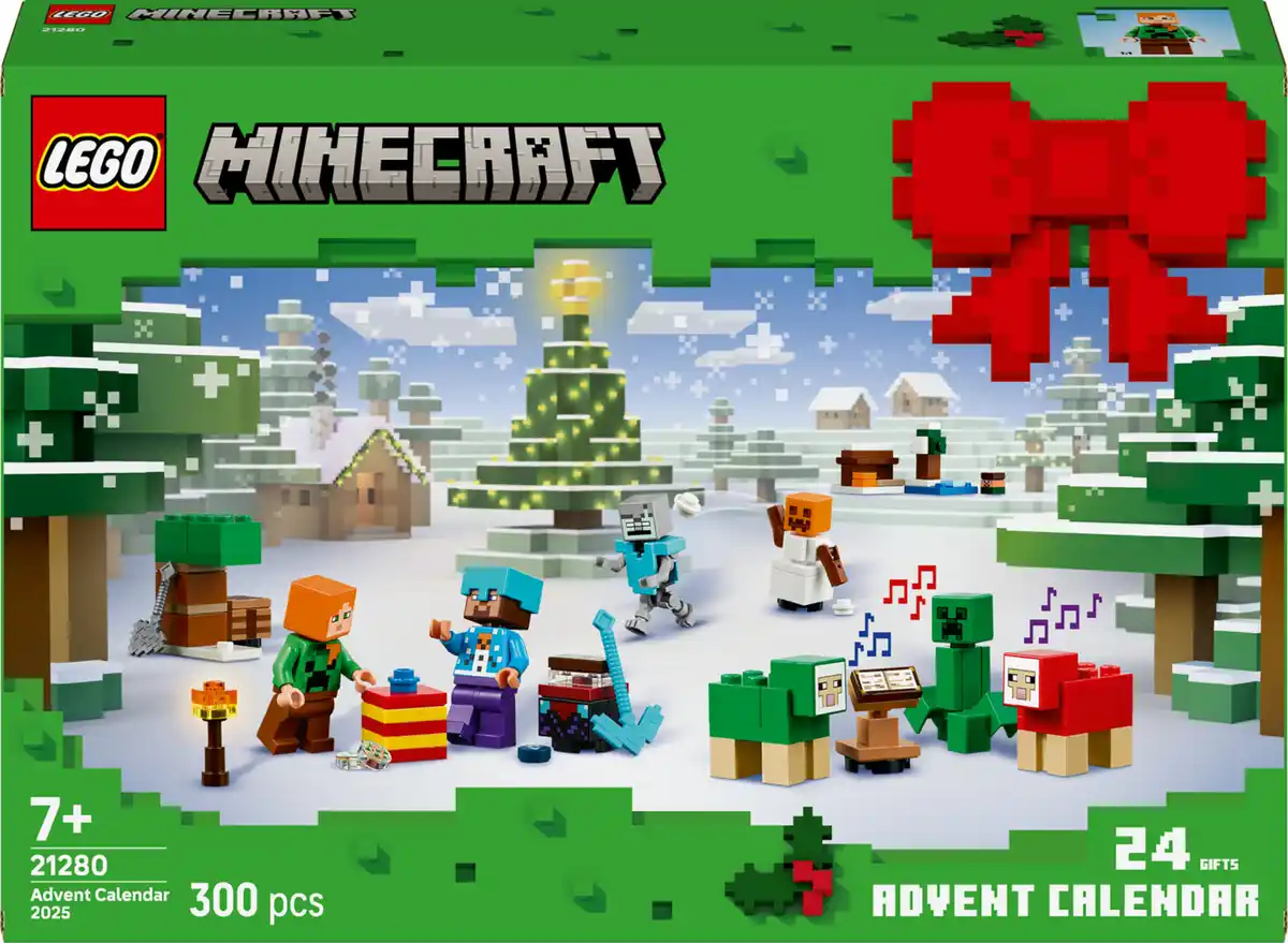 Bild 1 von LEGO Minecraft 21280 Adventskalender 2025
