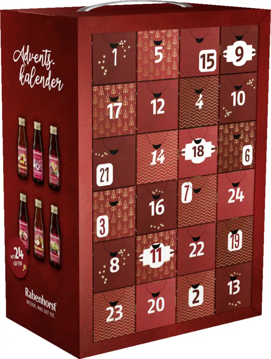 Bild 2 von Rabenhorst Adventskalender 2025, 3.000 ml 24x 125 ml