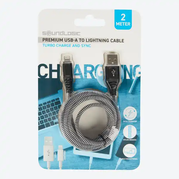 Bild 3 von Soundlogic Premium-Ladekabel, USB-Type-A zu Lightning, ca. 2m