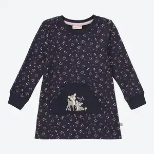 Baby-Mädchen-Kleid mit Kängurutaschen