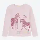 Bild 1 von Kinder-Mädchen-Shirt mit Pferdemotiven