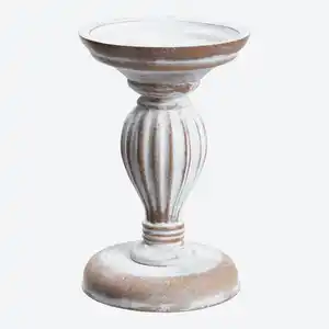 Kerzenhalter mit antikem Finish, ca. 10,5x10,5x17cm