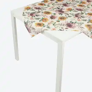 Mitteldecke mit Sonnenblumen Design, ca. 80x80 cm