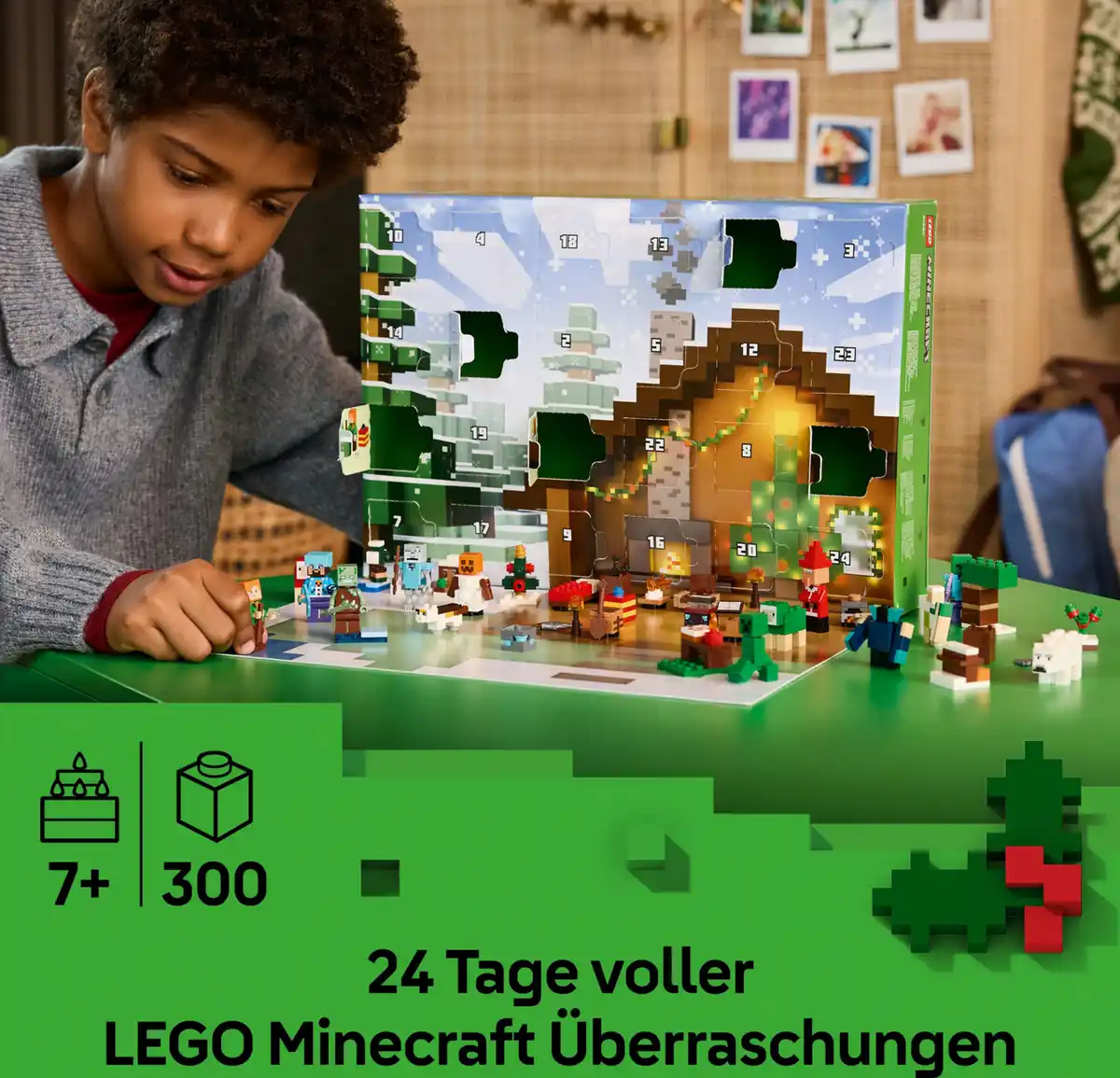Bild 4 von LEGO Minecraft 21280 Adventskalender 2025