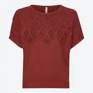 Damen-Pullover mit Lurex-Effekt