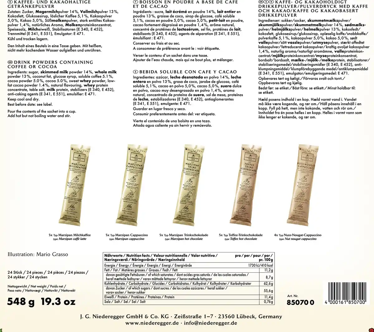 Bild 3 von Niederegger Heißgetränke Adventskalender 2025