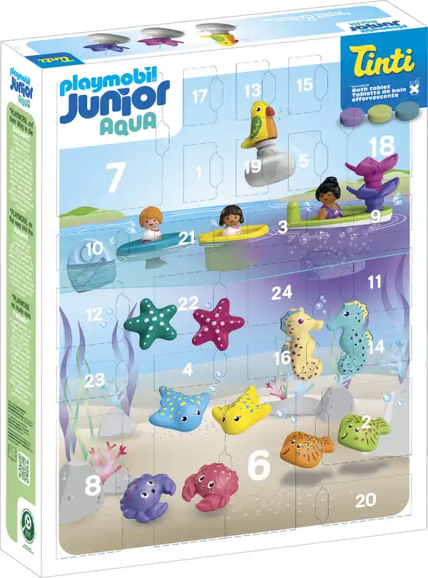 Bild 2 von Playmobil JUNIOR & Tinti: Bunter Badespaß Adventskalender 2025