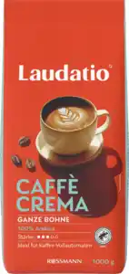 LAUDATIO KAFFEEGENUSS Caffe Crema ganze Bohnen, 1.000 g