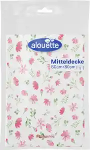 alouette Mitteldecke rosa Blüten