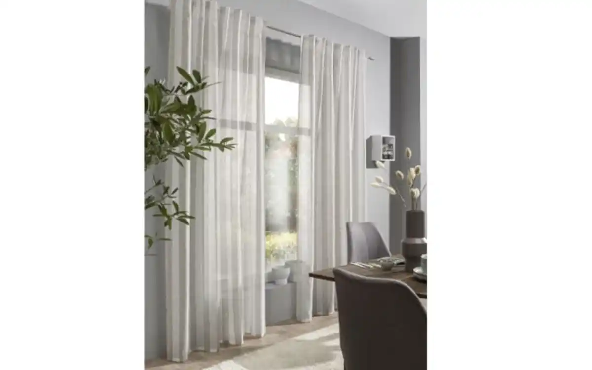 Bild 2 von Vorhang mit Multifunktionsband, creme, 140 x 245 cm