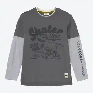 Kinder-Jungen-Shirt mit Dinosaurier-Aufdruck