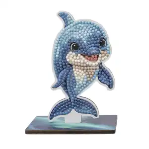 Crystal Art Buddies - Steckfigur Delfin