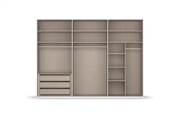 Bild 4 von Rauch - Drehtürenschrank Montclar, fango, 301 x 223 cm, inkl. hochwertiger Innenausstattung