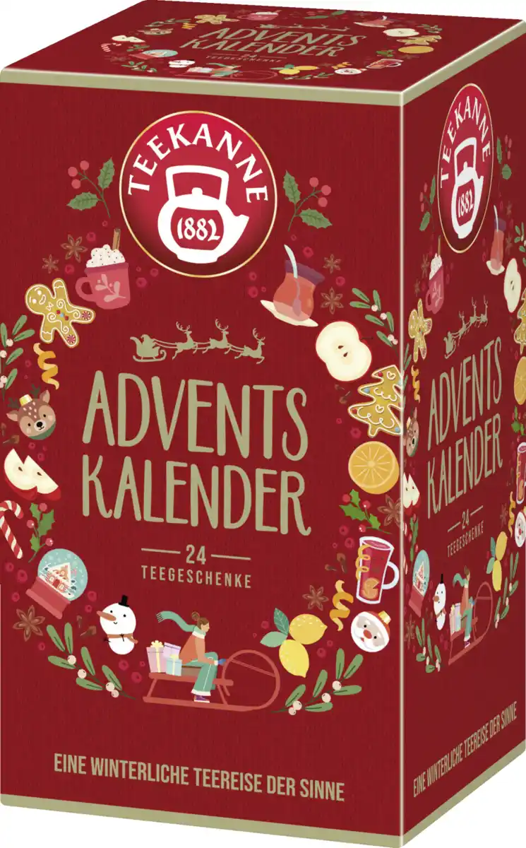 Bild 2 von Teekanne Tee Adventskalender 2025, 54,6 g 24 Teebeutel