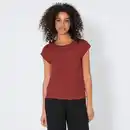Bild 1 von Damen-T-Shirt mit Flechtzöpfen am Ausschnitt