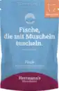 Bild 1 von Herrmann's Manufaktur Katzennassfutter Selection Adult Fisch mit Shrimps und Grünlippmuschel, 100 g