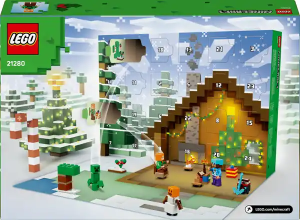 Bild 3 von LEGO Minecraft 21280 Adventskalender 2025