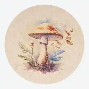 Platz-Set aus Filz, Ø ca. 38cm