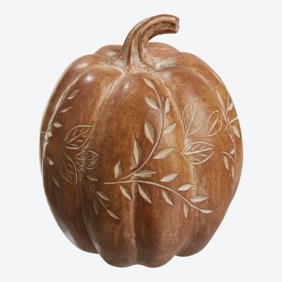 Bild 2 von Deko-Kürbis in Holzoptik
