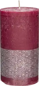 RUBIN LICHT Rustikstumpe Bordeaux 130/70mm