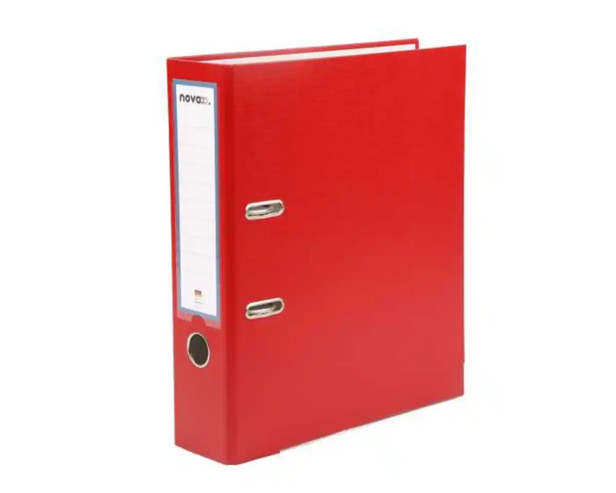 Bild 1 von novooo Ordner Kunststoff 80 mm breit rot