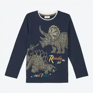 Kinder-Jungen-Shirt mit Dinosaurier-Aufdruck