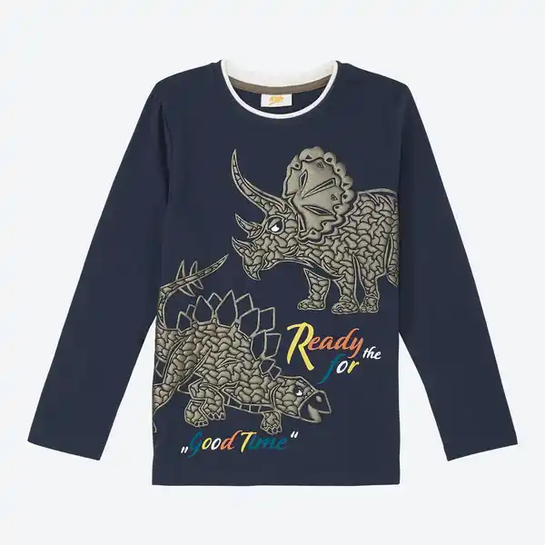 Bild 1 von Kinder-Jungen-Shirt mit Dinosaurier-Aufdruck