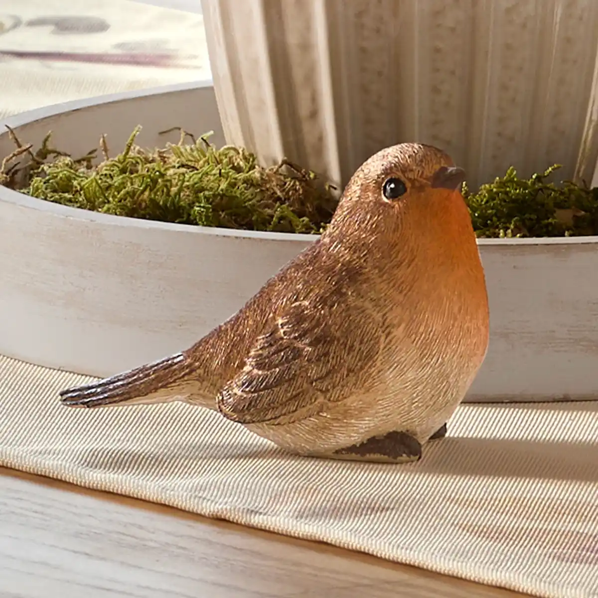 Bild 1 von Deko-Rotkehlchen-Figur aus Polyresin, ca. 6x9x5cm