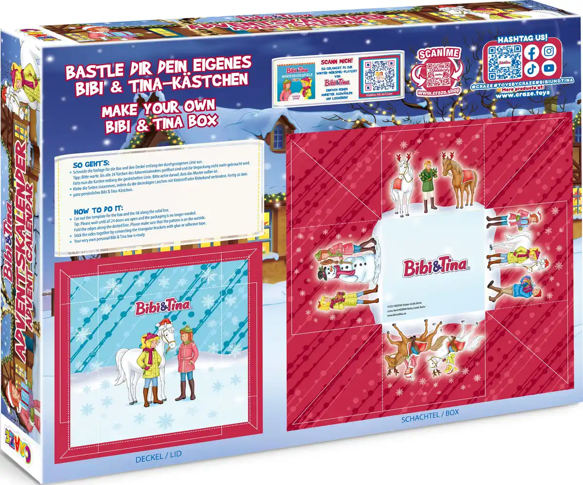 Bild 2 von CRAZE Bibi & Tina Christmas Adventskalender 2025