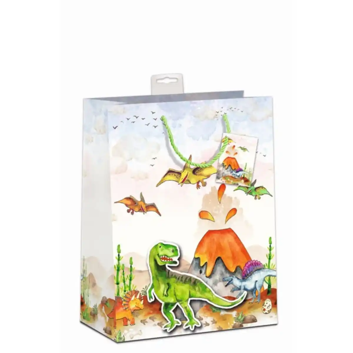 Bild 1 von Geschenktasche - Dinosaurier - Gr. L - ca. 26 x 12 x 32 cm