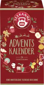 Teekanne Tee Adventskalender 2025, 54,6 g 24 Teebeutel