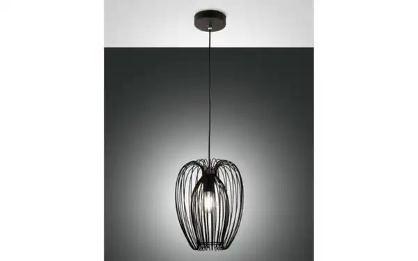 Bild 2 von Pendelleuchte Camp, schwarz, 1-flammig, 25 cm