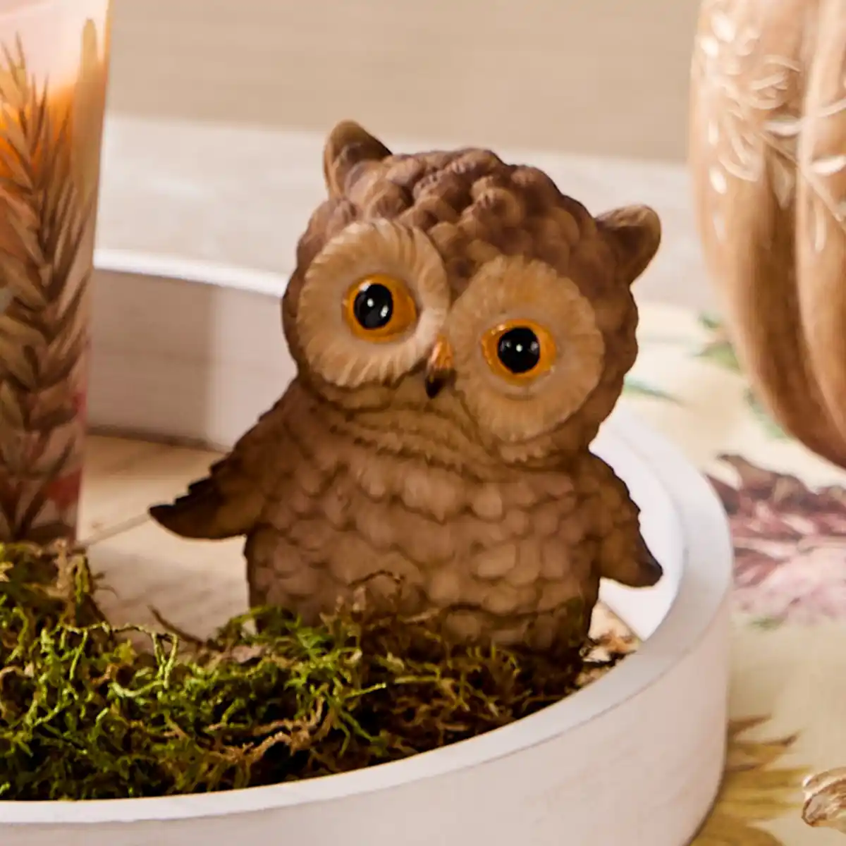 Bild 1 von Deko-Eulen-Figur, Höhe ca. 9,5cm