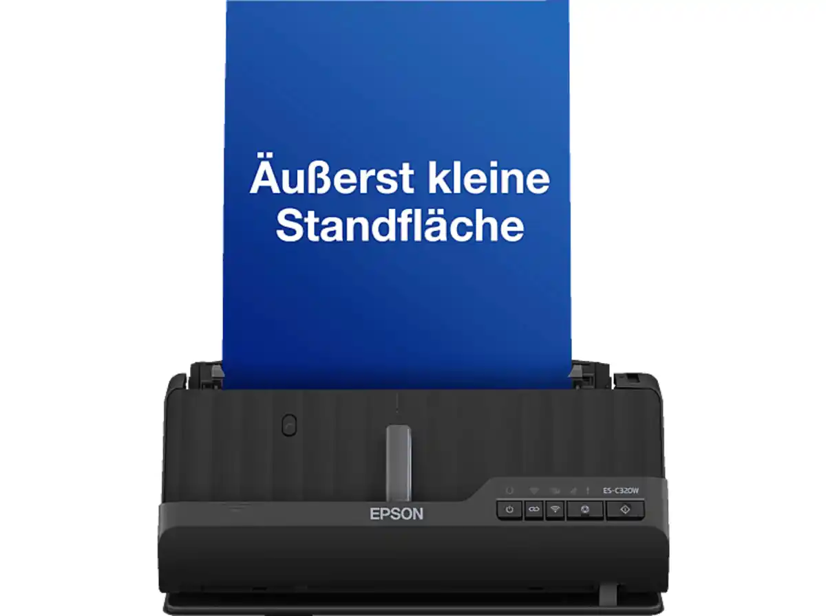 Bild 1 von EPSON ES-C320W - Desktop-Gerät USB 2.0, Wi-Fi(n) Einzelblatt-Scanner , 600 x dpi, Schwarz