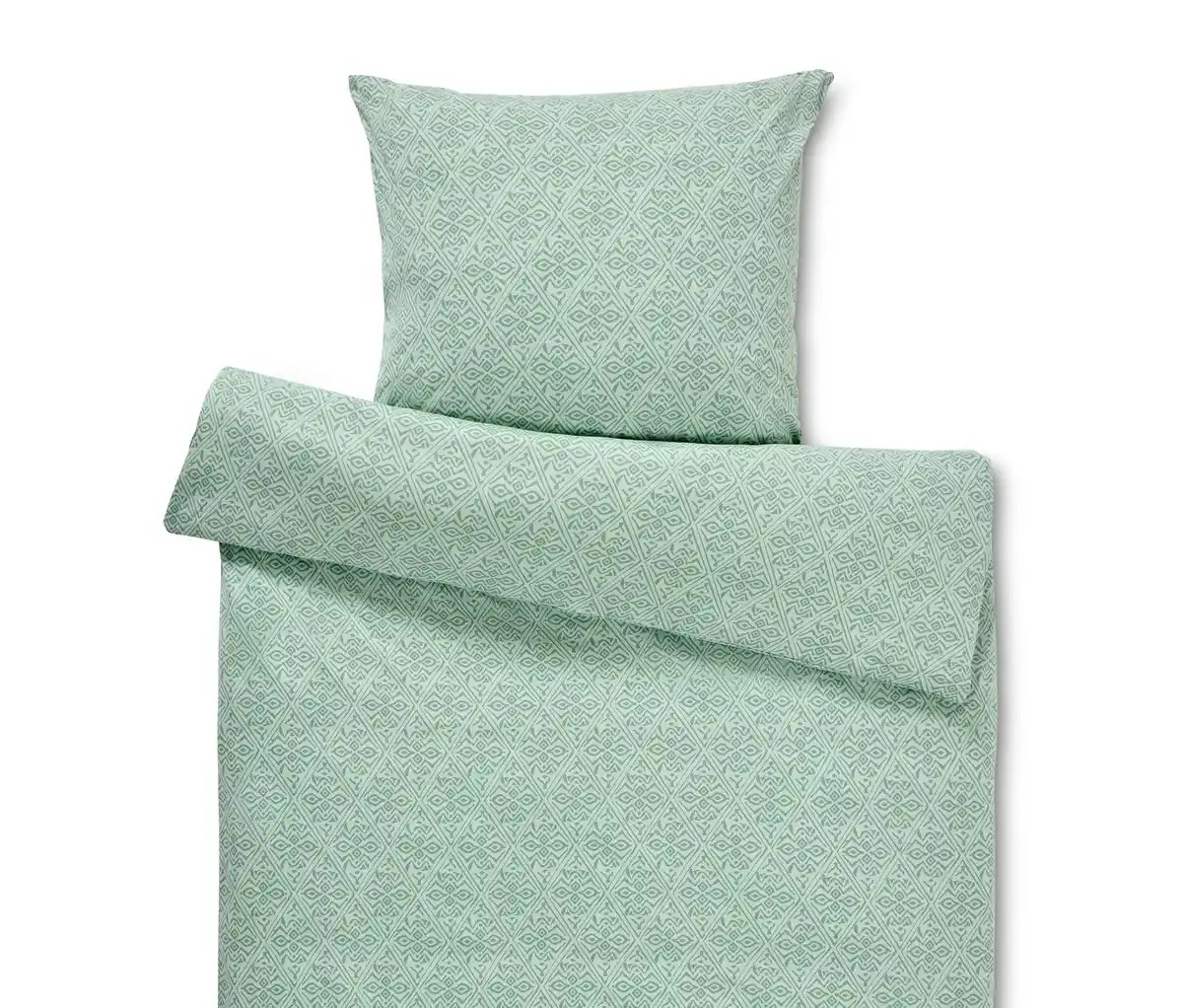 Bild 1 von Jersey-Bettwäsche, grün, Normalgröße