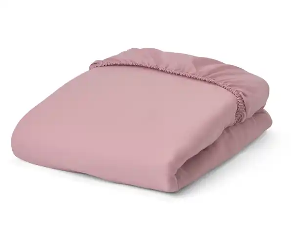 Bild 1 von Microfaser-Spannbettlaken, rosa, Normalgröße