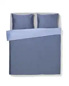 Bettbezug 240x200/220 cm Satin blau