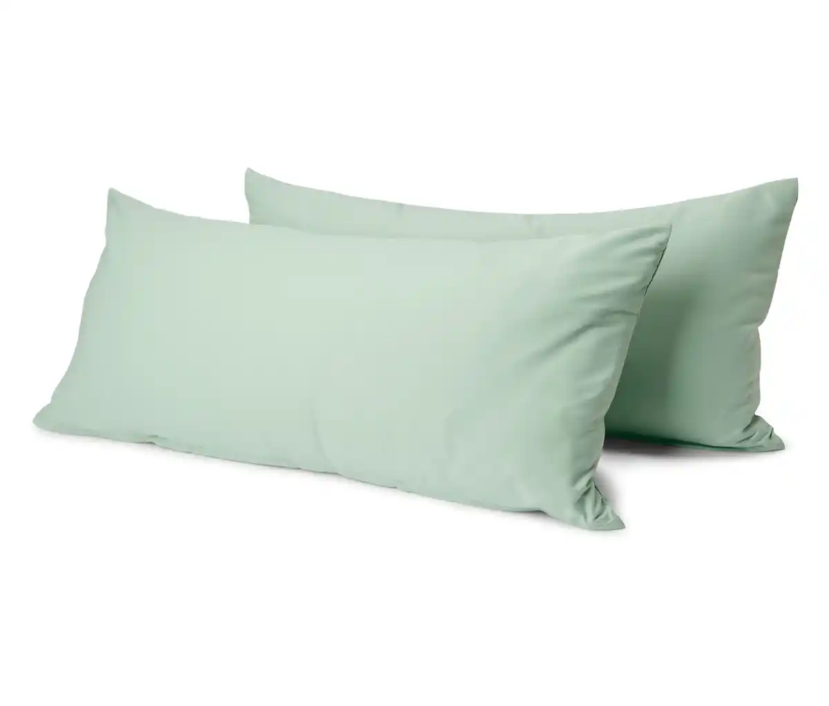 Bild 1 von 2 Microfaser-Kopfkissenbezüge, grün, ca. 80 x 40 cm