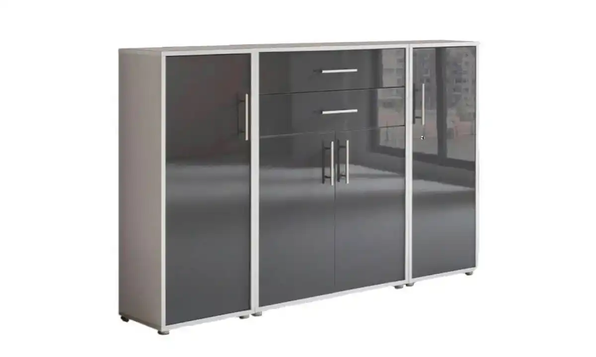Bild 1 von Aktenschrank Office Edition Sw Set 16 Grau, Grau, Anthrazit Hochglanz