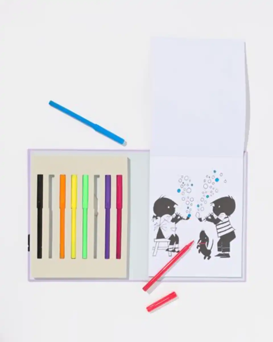 Bild 4 von Takkie und Siepie Malbuch mit 8 Stiften