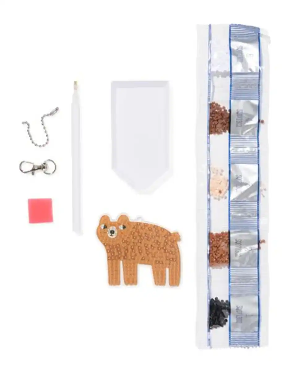 Bild 2 von Diamantkreationen Schlüsselanhänger Bär