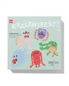 Bügelperlenset Monster