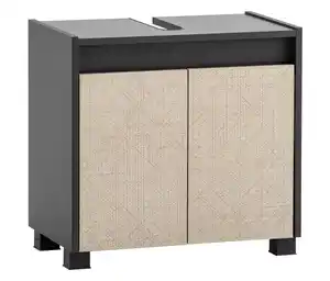 Waschbeckenunterschrank »Sander«, anthrazit/Canasta