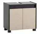 Bild 1 von Waschbeckenunterschrank »Sander«, anthrazit/Canasta