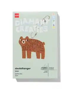 Diamantkreationen Schlüsselanhänger Bär