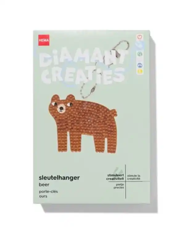 Bild 1 von Diamantkreationen Schlüsselanhänger Bär