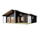 Bild 1 von Weka Wochenendhaus mit 2 Etagen inkl. Aufbauservice, 66 m2 Wohnfläche, 70 mm Wandstärke