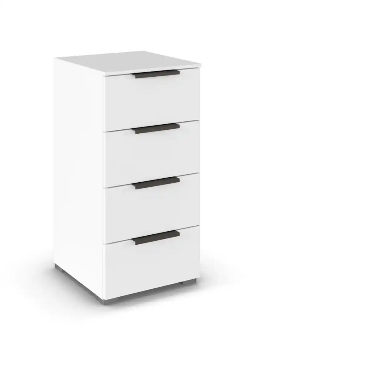 Bild 1 von Novel Kommode, Weiß, Metall, 4 Schubladen, 50x81x42 cm, Blauer Engel, Goldenes M, Made in Germany, stehend, in verschiedenen Größen erhältlich, Wohnzimmer, Kommoden & Sideboards, Kommoden